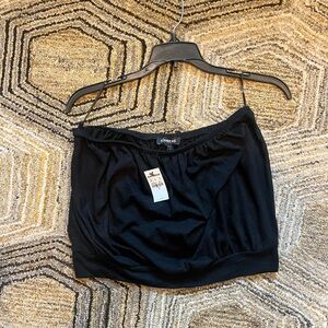 Express Elegant Black Tube Top